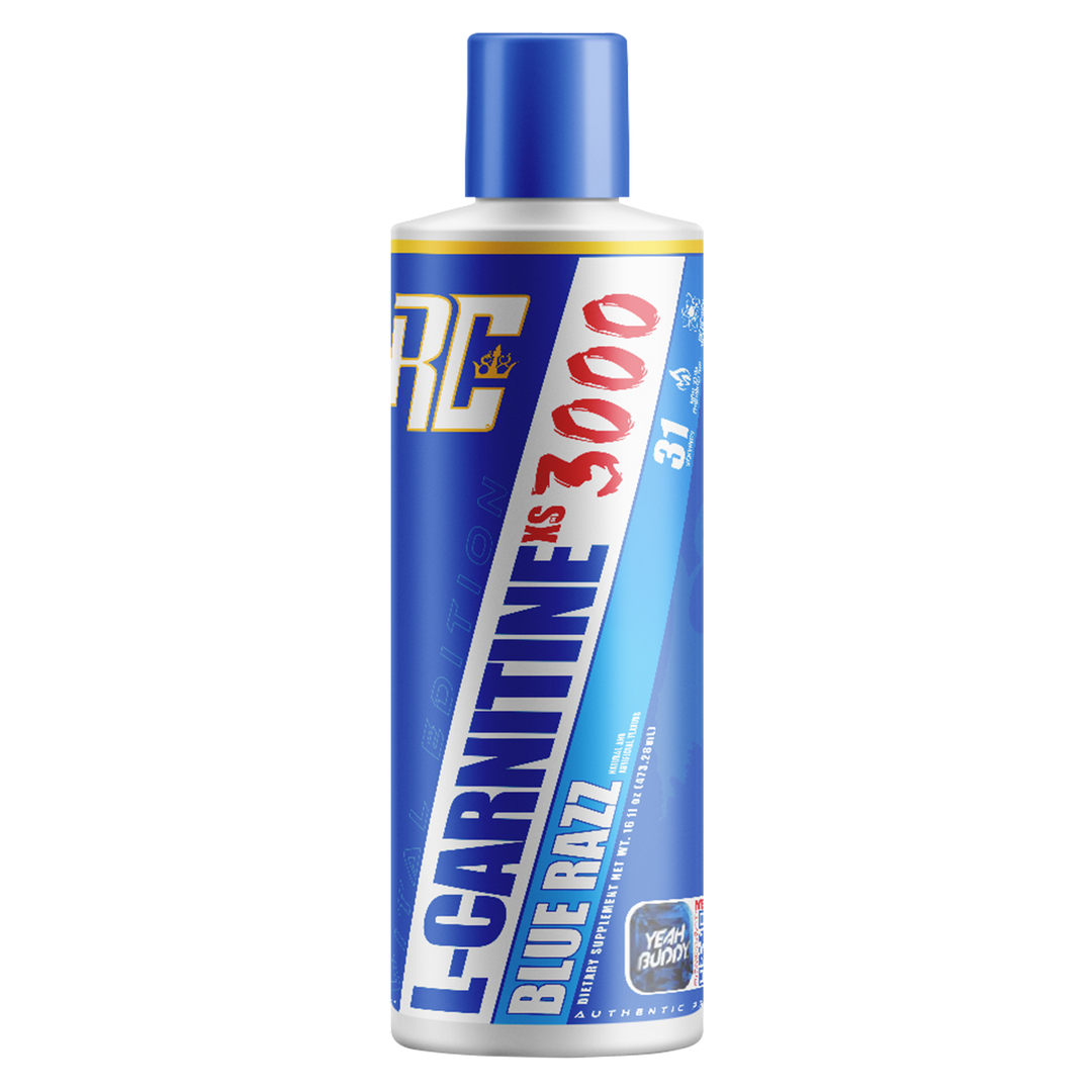 Ronnie Coleman L-Carnitine-XS Blue Raspberry Flavoured Liquid Shots 16oz