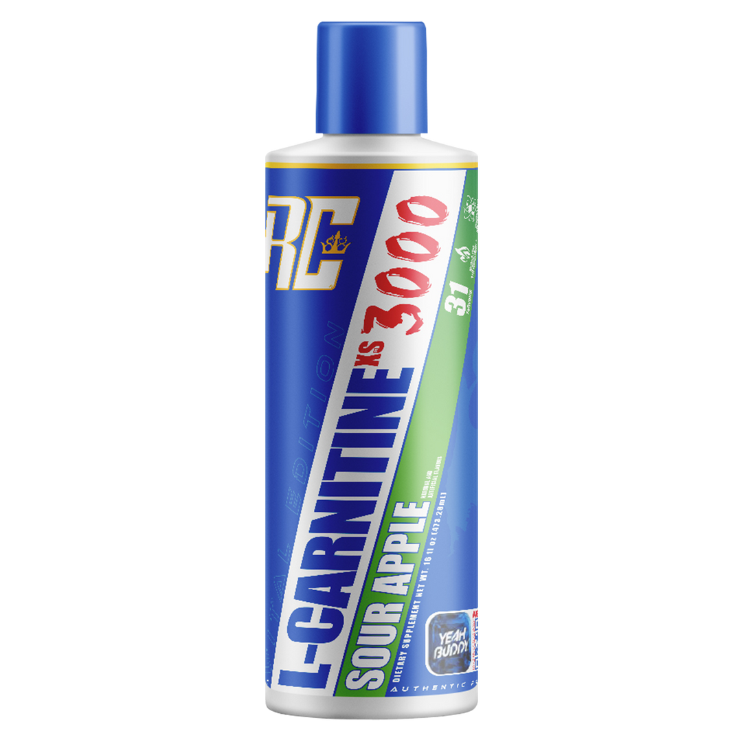 Ronnie Coleman L-Carnitine-XS Sour Apple Flavoured Liquid Shots 16oz