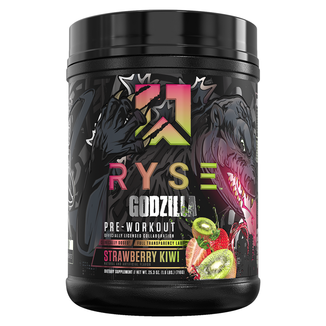Ryse Godzilla Pre Workout Strawberry Kiwi Flavour, 40 Serves