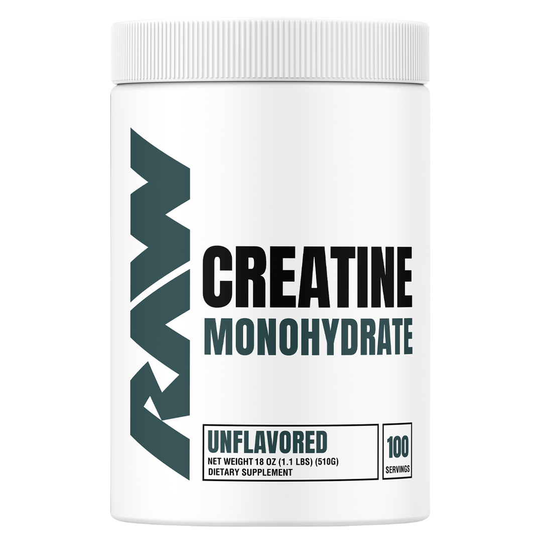 Raw Creatine Monohydrate Unflavoured 100 Serves