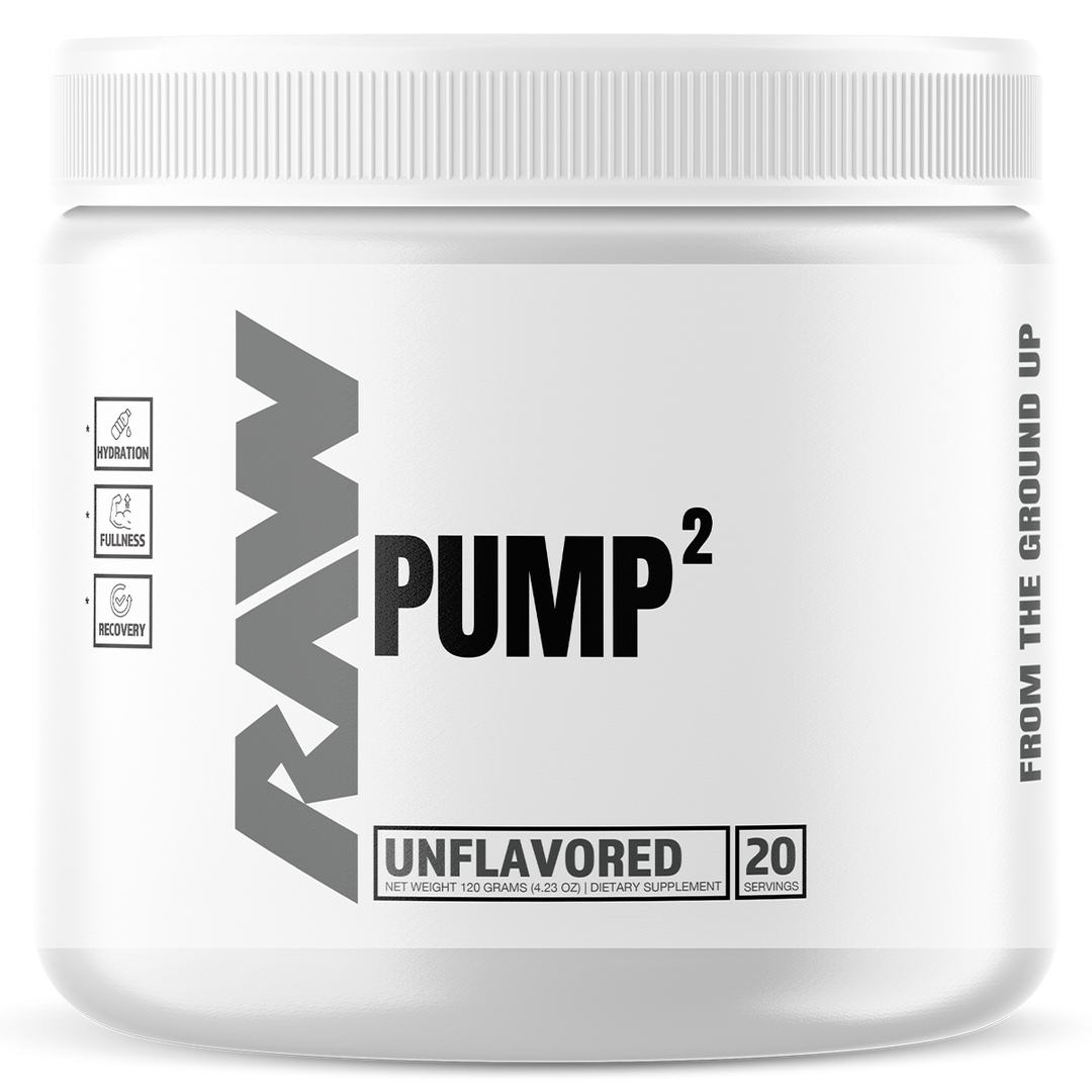 Raw Pump Squared Unflavoured Non-Stimulant Pre Workout 20 Serves