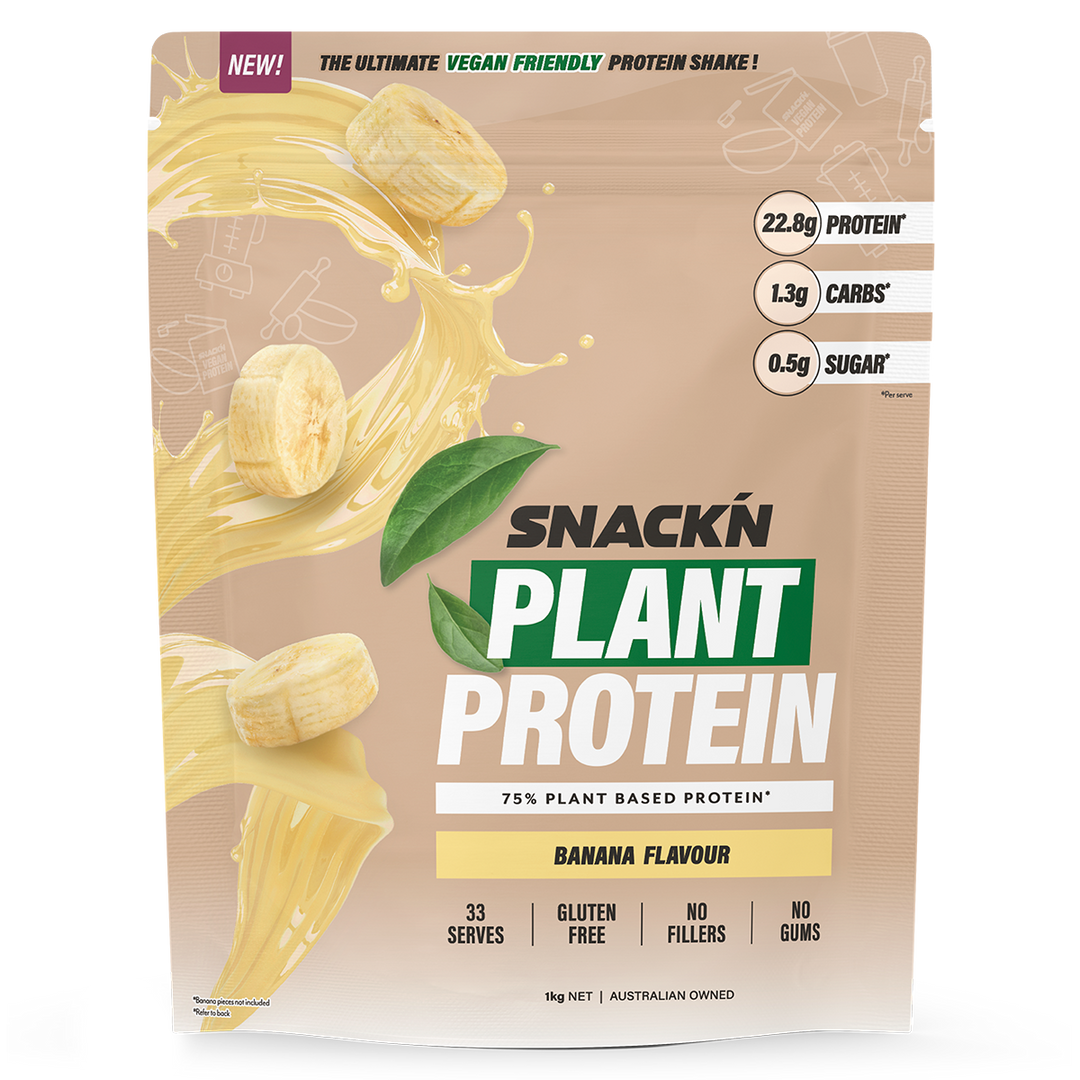 Snackn Plant Protein Banana Flavour, 1Kg
