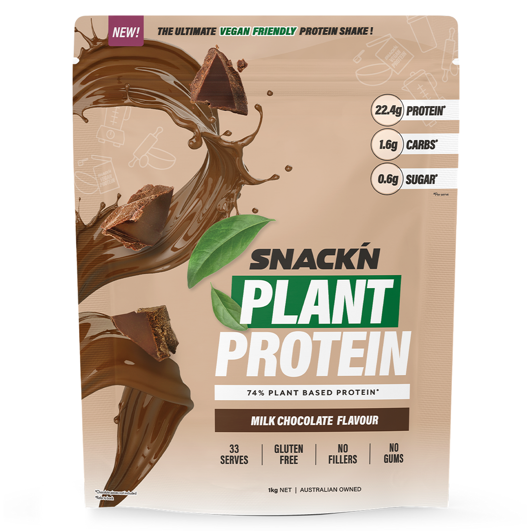 Snackn Plant Protein Milk Chocolate Flavour, 1Kg