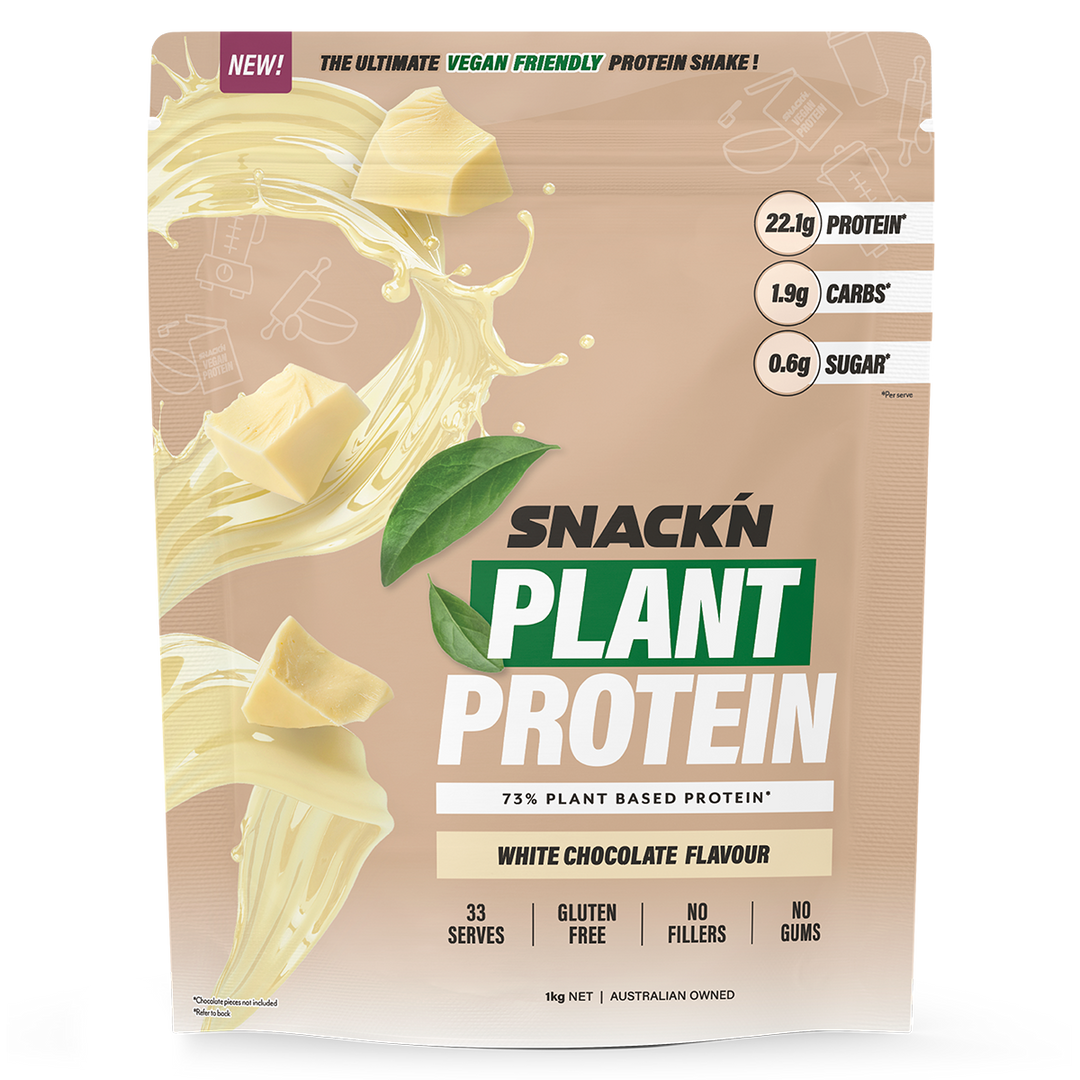 Snackn Plant Protein White Chocolate Flavour, 1Kg