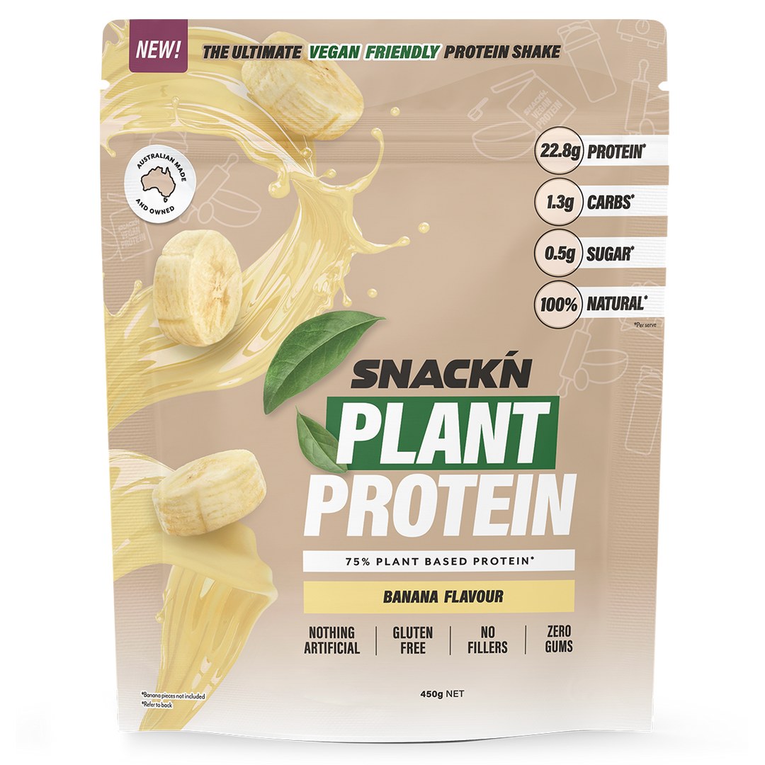 Snackn Plant Protein Banana Flavour, 450g
