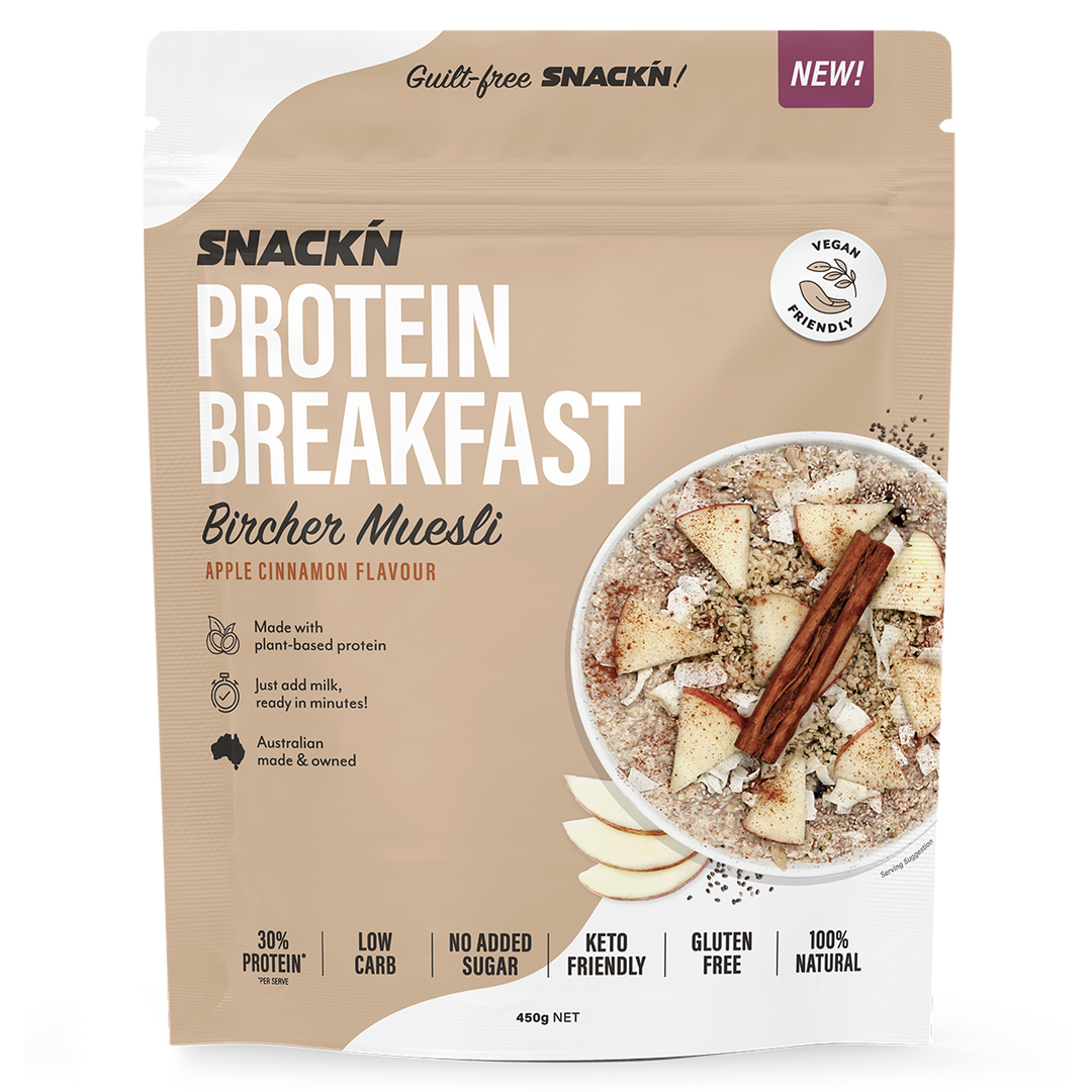 Snackn Bircher Museli Apple Cinnamon Flavour, 450g