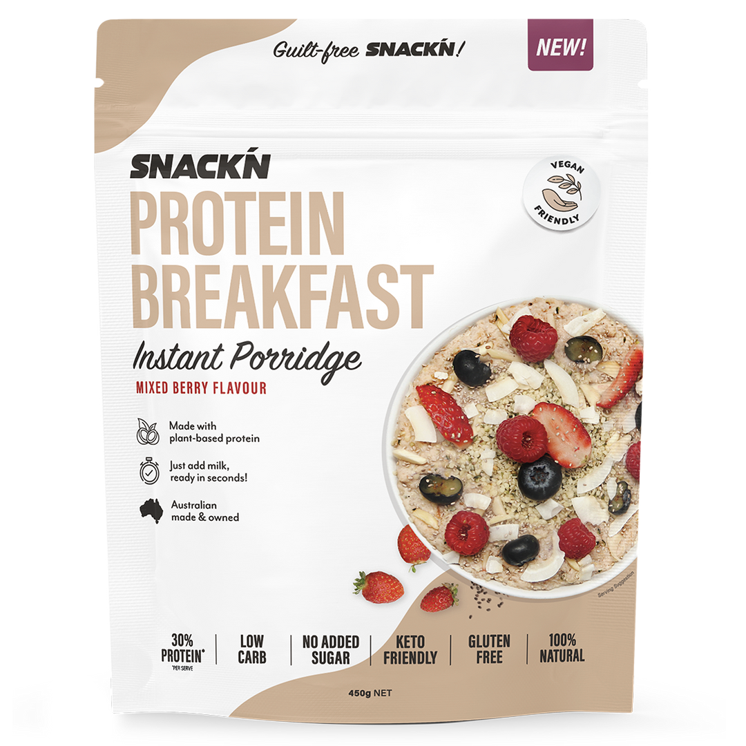 Snackn Instant Porridge Mixed Berry Flavour, 450g