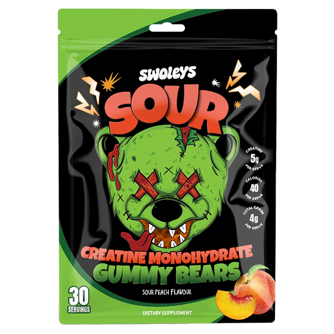 Swoleys Sour Creatine Gummy Bears