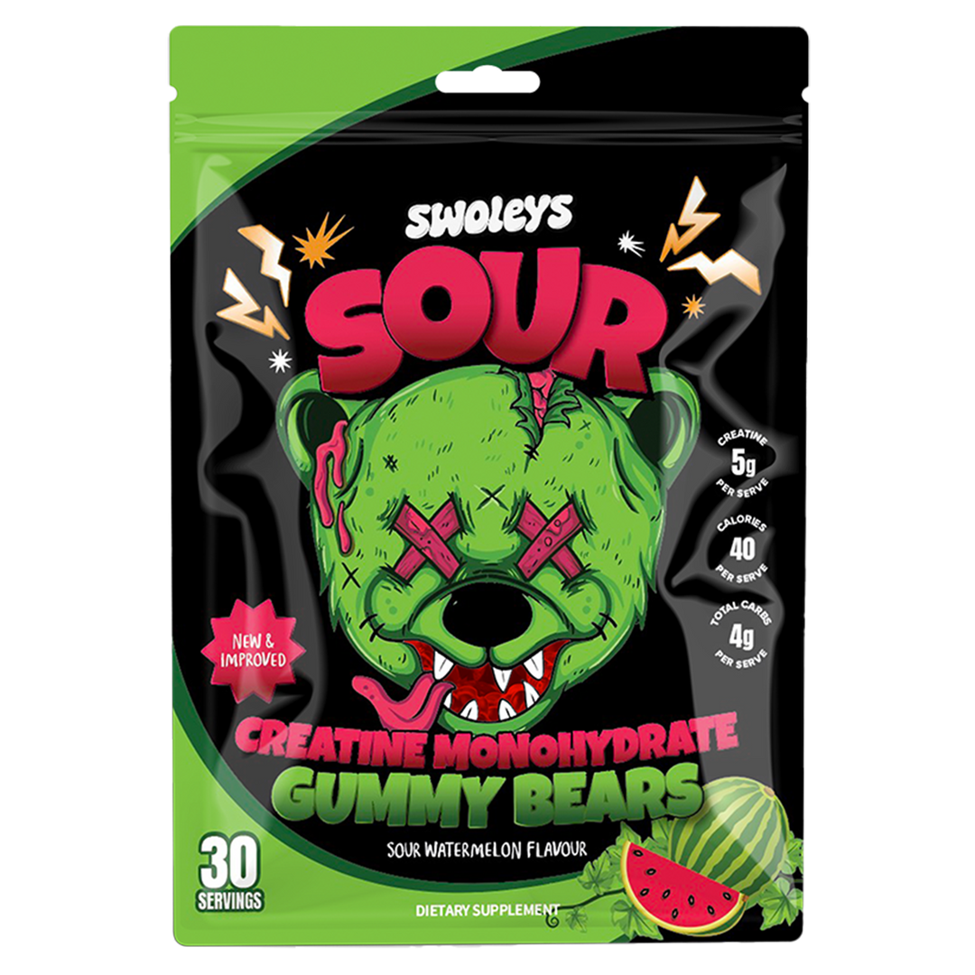 Swoleys Sour Creatine Gummy Bears