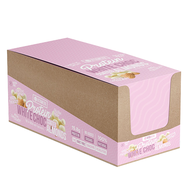 Vitawerx Protein White Chocolate Coated Nuts