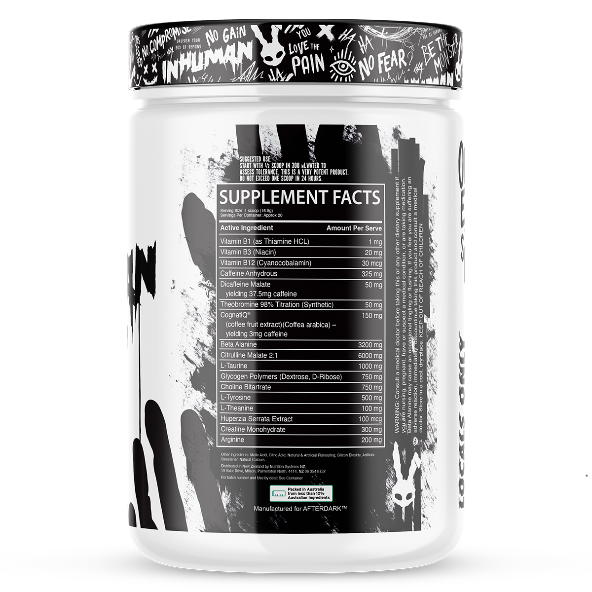 Nutritional Information Image