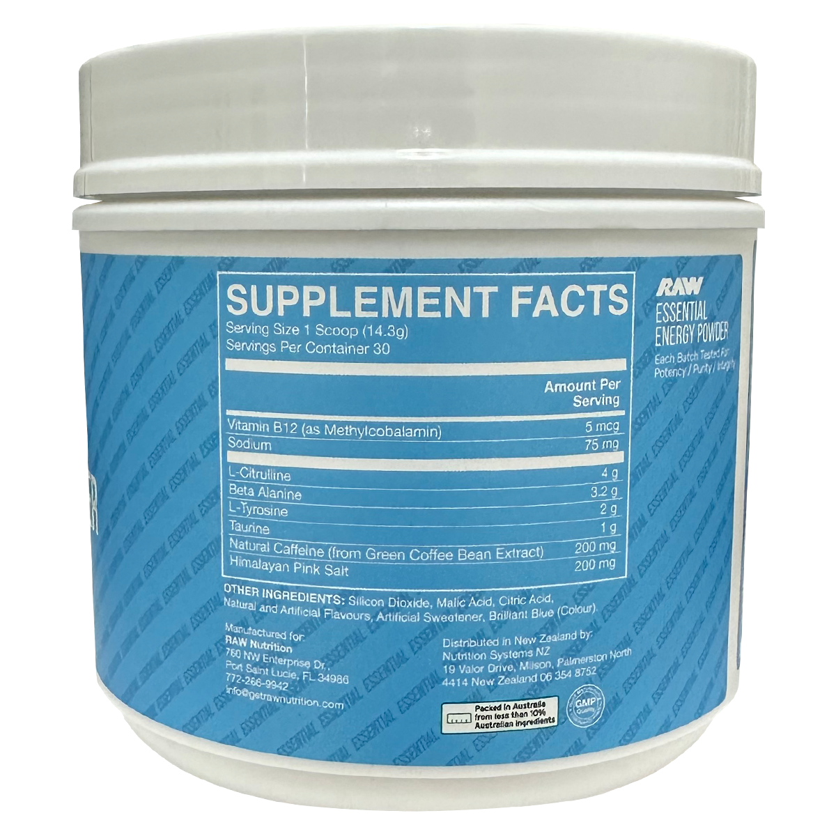 Nutritional Information Image