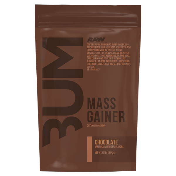 Get Raw Nutrition CBUM Mass Gainer Chocolate 12lb