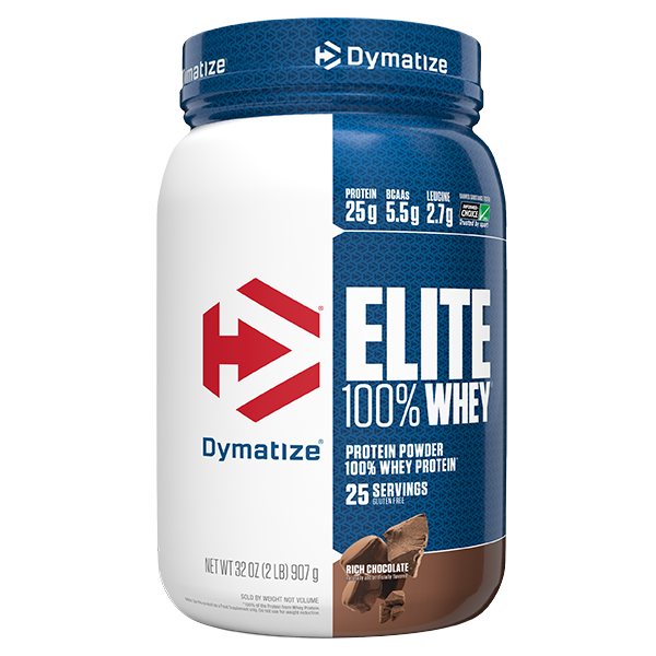 Dymatize Elite 100% Whey Protein Gourmet Vanilla, 2lbs