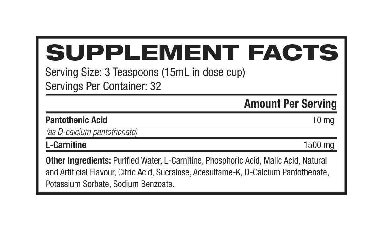 Nutritional Information Image