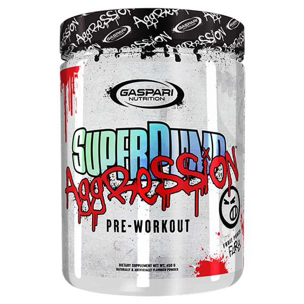 Gaspari Nutrition Super Pump Agression Pre Workout Fruit Punch Flavour. 25 Serves