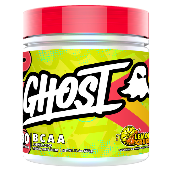 Ghost BCAA V2 Lemon Crush Flavour. 30 Serve Tub