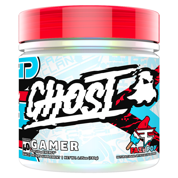 Ghost Gamer Energy Powder FaZe Pop Flavour. 40 Serve Tub