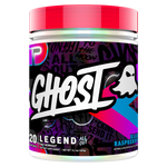 Ghost Legend All Out Blue Raspberry Pre Workout. 20 Serve Tub