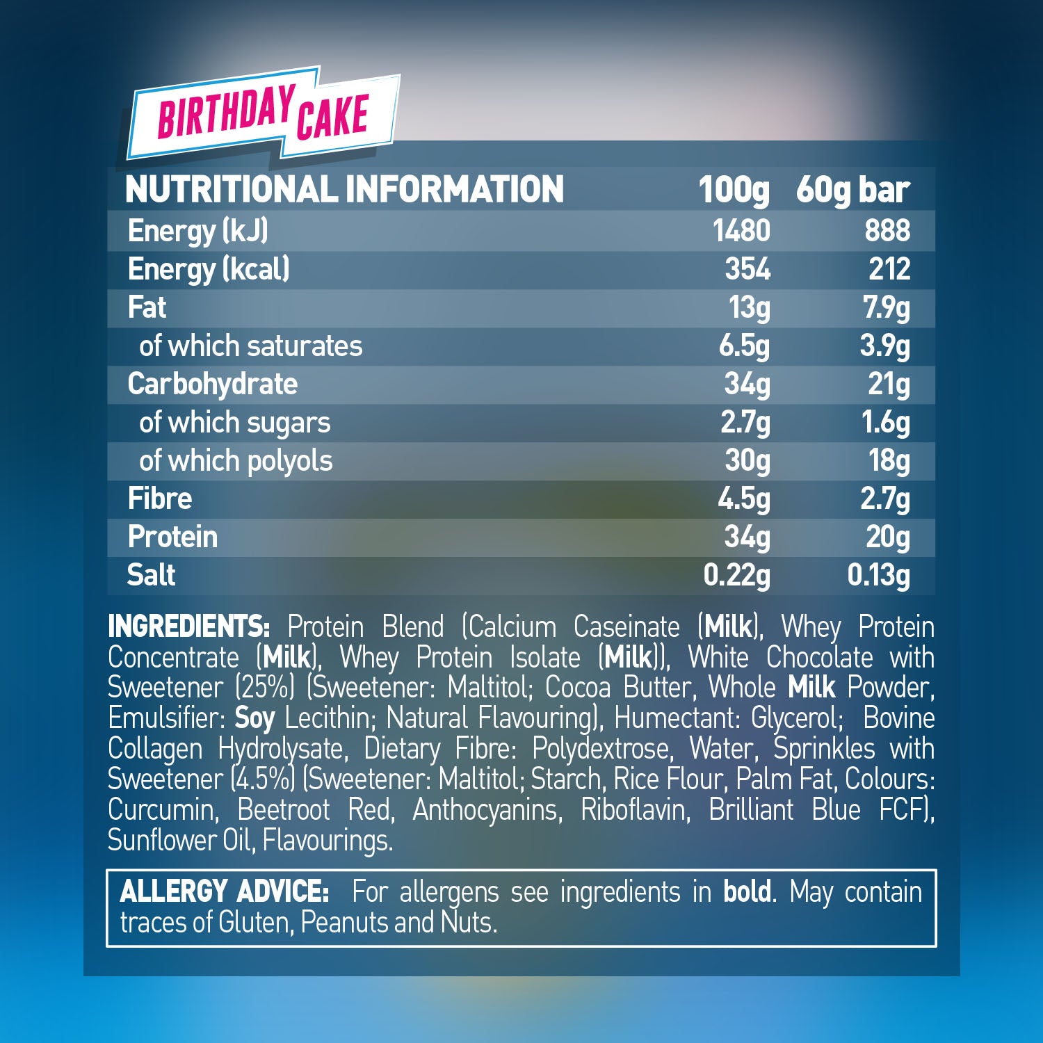 Nutritional Information Image