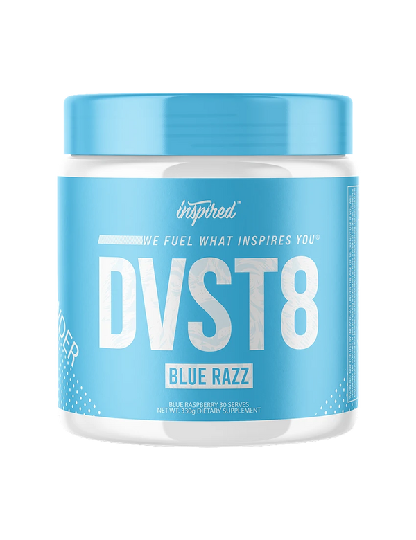Inspired DVST8 Global Blue Razz Pre Workout Tub