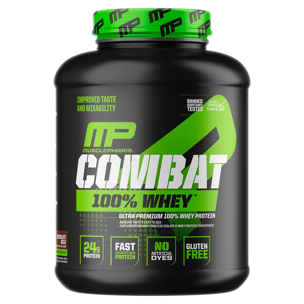 MusclePharm Combat 100% Whey Protein Chocolate 5lb Tub