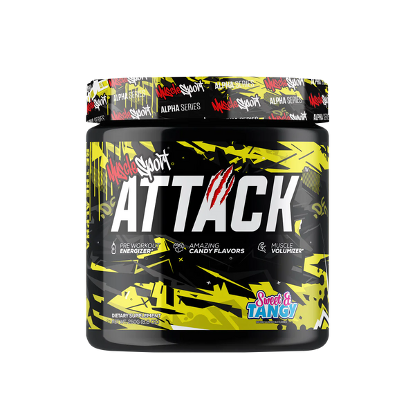 Musclesport Attack Project Alpha Series Sweet &Tangy Pre Workout 250g Tub