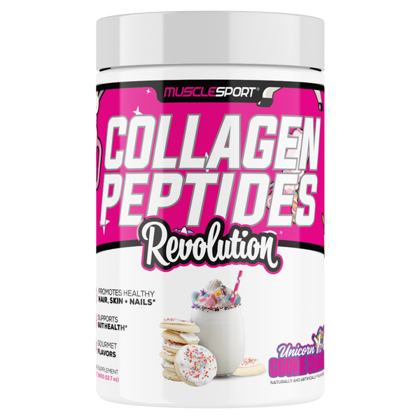 Musclesport Collagen Peptides Unicorn Cookie Shake 360g Tub