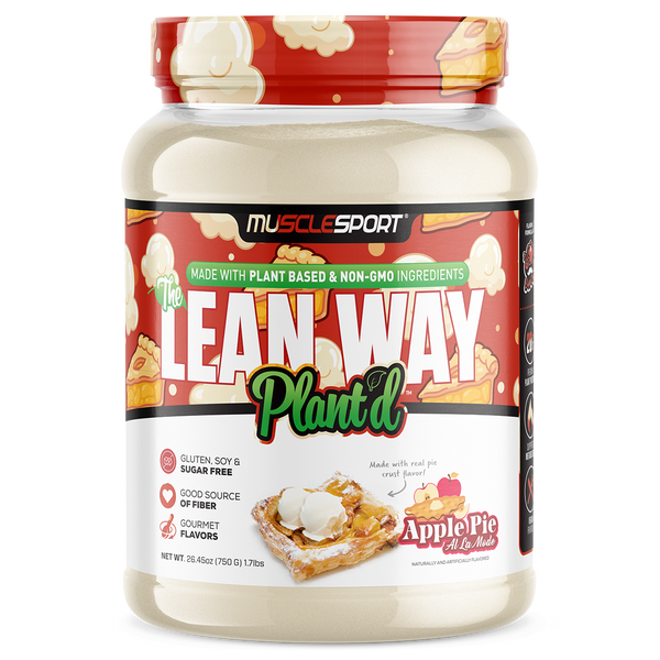 Musclesport The Lean Way Plant'd Protein Apple Pie 2lb Tub