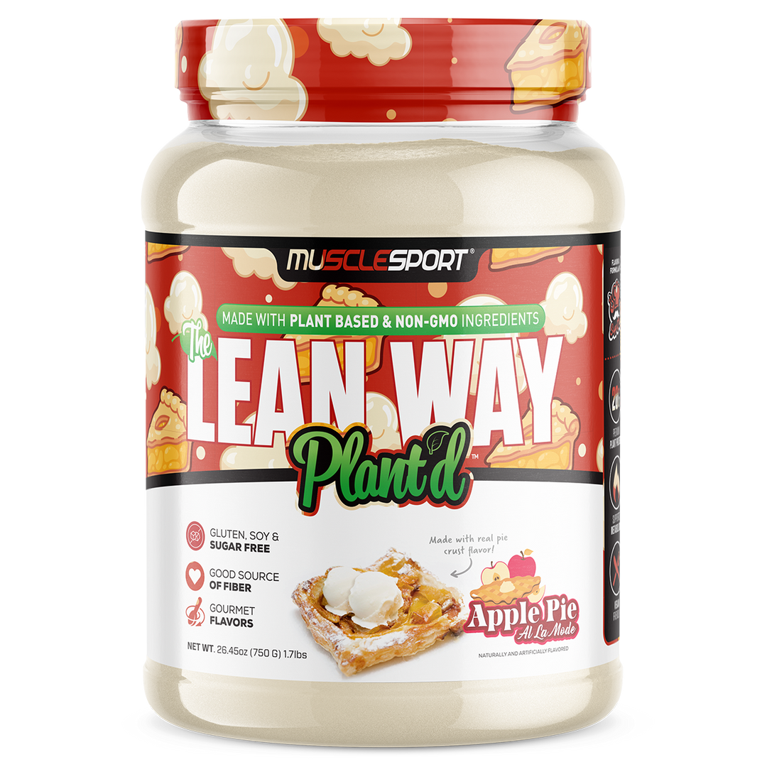 Musclesport The Lean Way Plant'd Protein Apple Pie 2lb Tub
