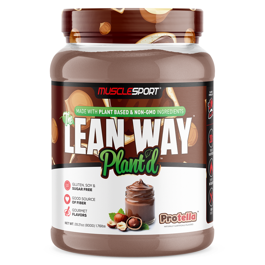 Musclesport The Lean Way Plant'd Protein Protella 2lb Tub