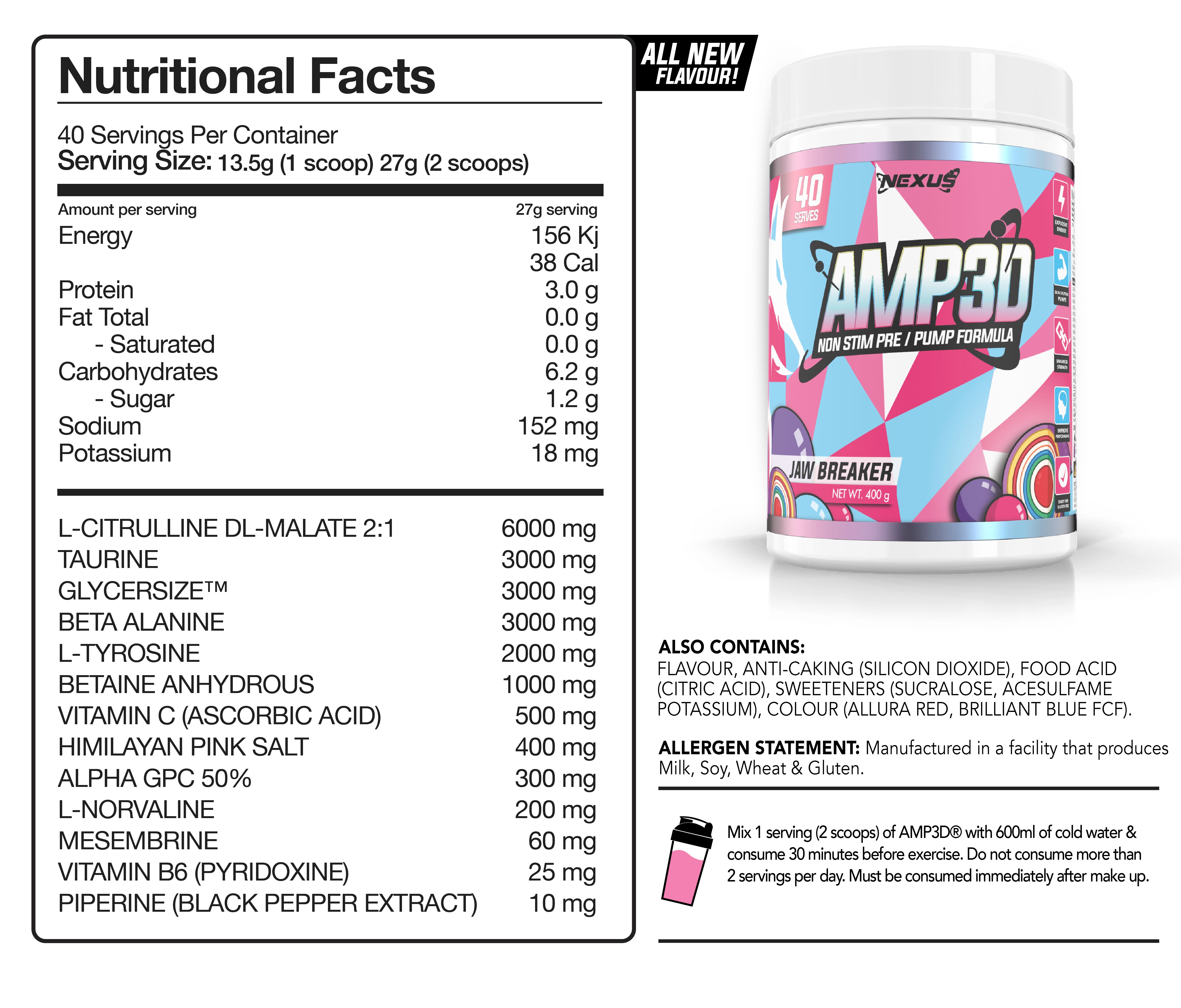 Nutritional Information Image