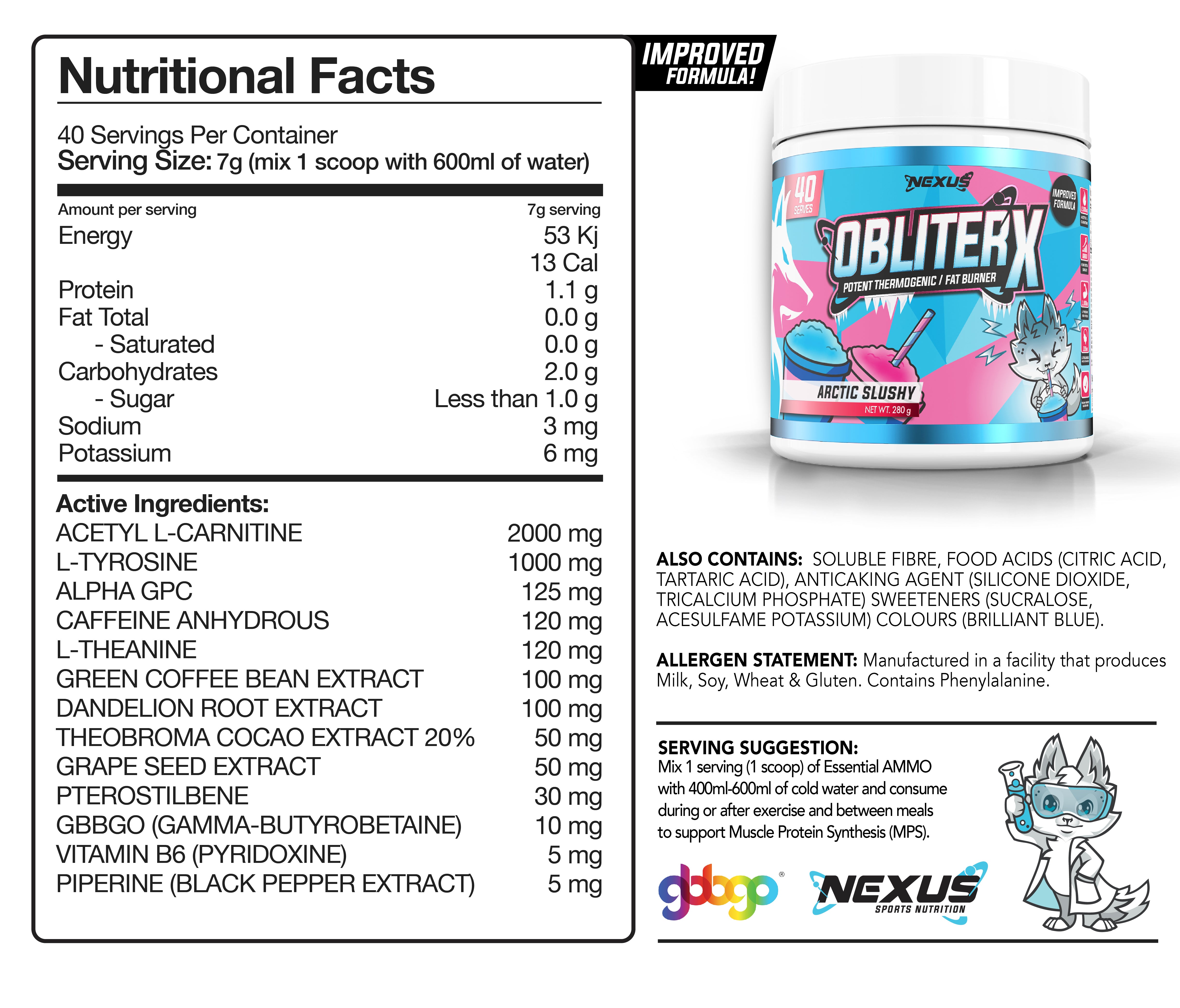 Nutritional Information Image