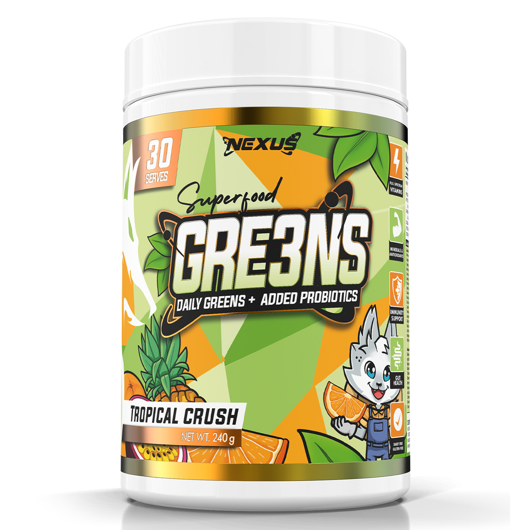 Nexus Super Greens Tropical Crush 30 Serves Tub