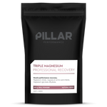 Pillar Triple Magnesium Pouch Professional Recovery Natural Berry Flavour 200g Powder