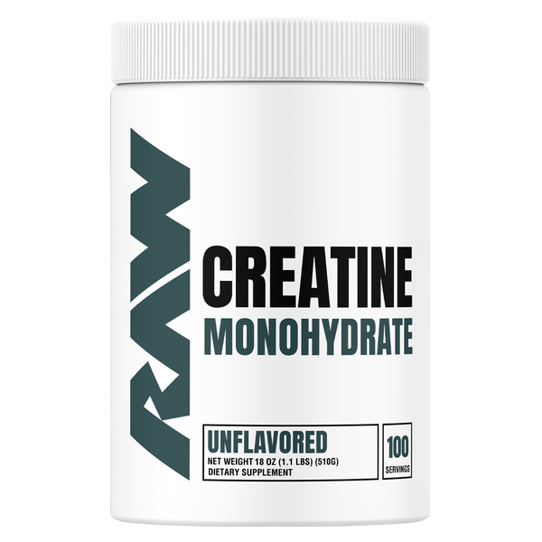 Raw Creatine Monohydrate Unflavoured 100 Serves