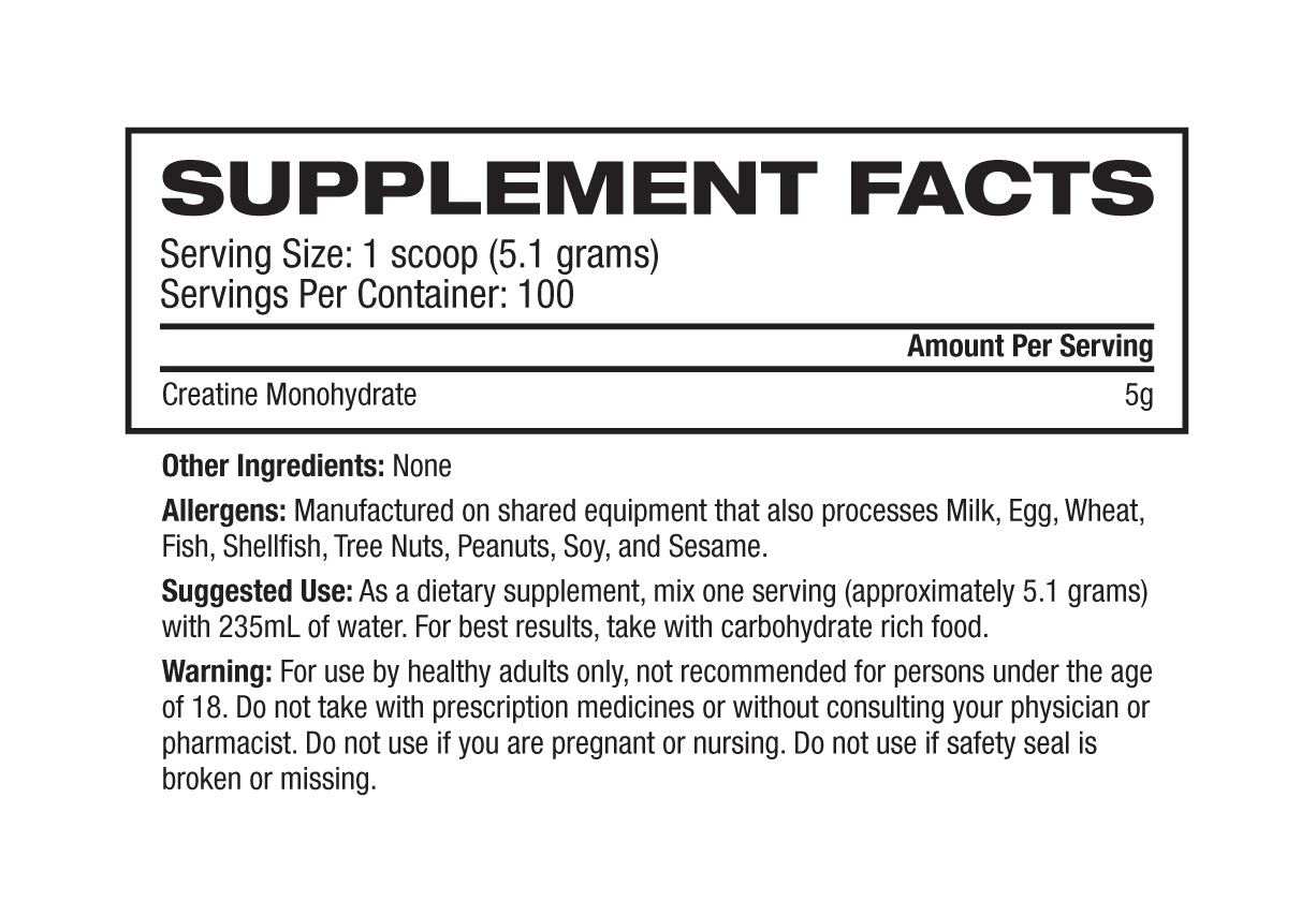 Nutritional Information Image