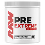 Raw Pre Extreme Fruit Burst Flavoured Pre Workout 30 Serves