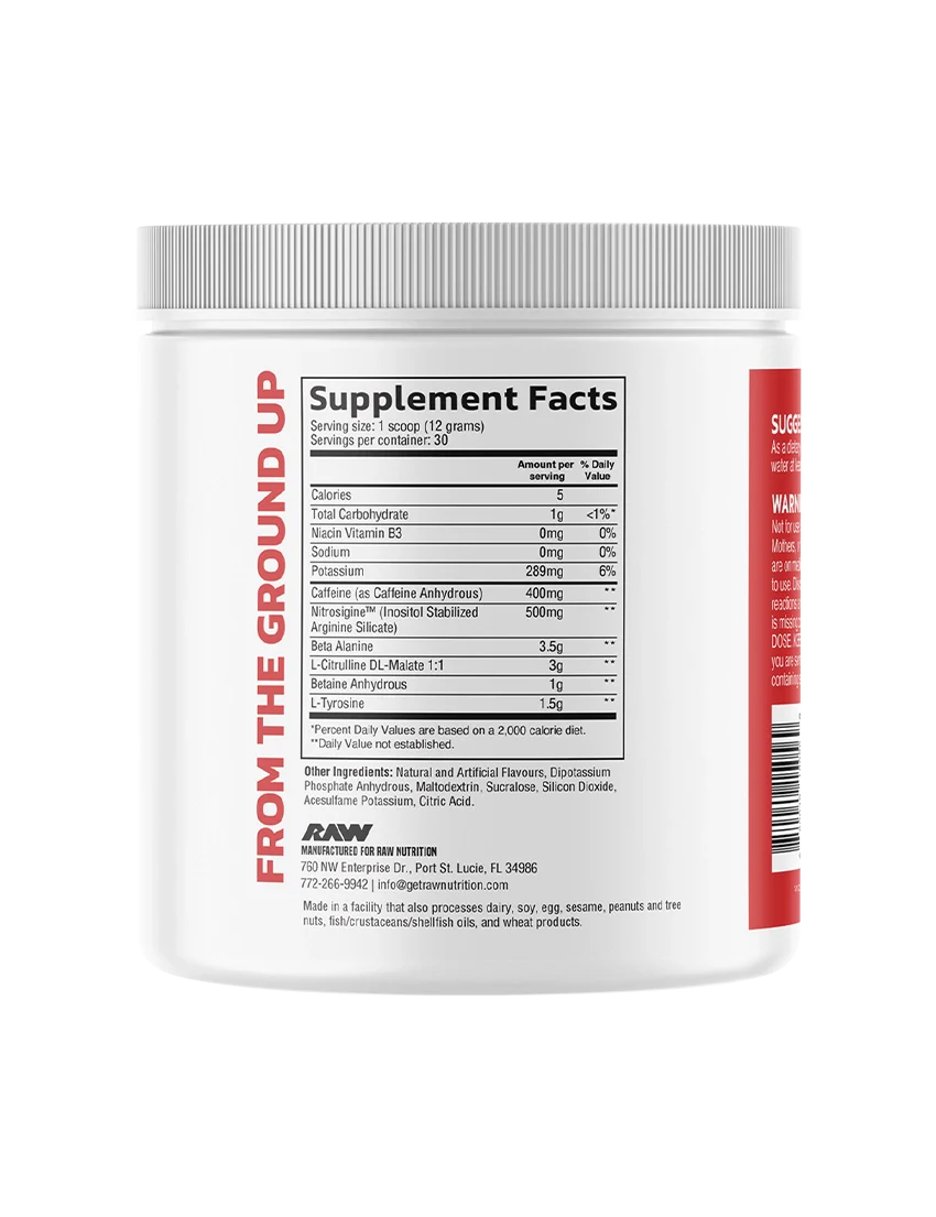 Nutritional Information Image