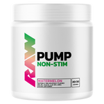 Raw Pump Non-Stim Pre Watermelon Flavoured Pump Formula 40 Serves