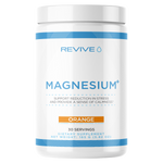 Revive Magnesium+, supports Reduction in Stress and provide a Sense of Calmness. Orange Flavour, 30 Servings.