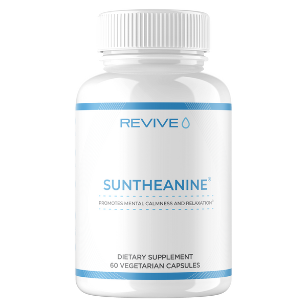 Revive Suntheanine (L-Theanine), Promotes Mental Calmness and Relaxation. 60 Capsules