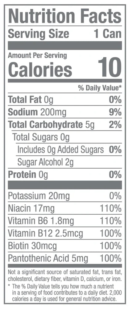 Nutritional Information Image