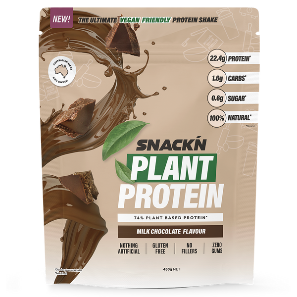 Snackn Plant Protein Milk Chocolate Flavour, 450g