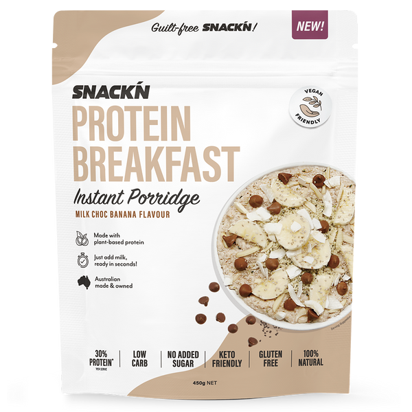 Snackn Instant Porridge Milk Chocolate Banana Flavour, 450g