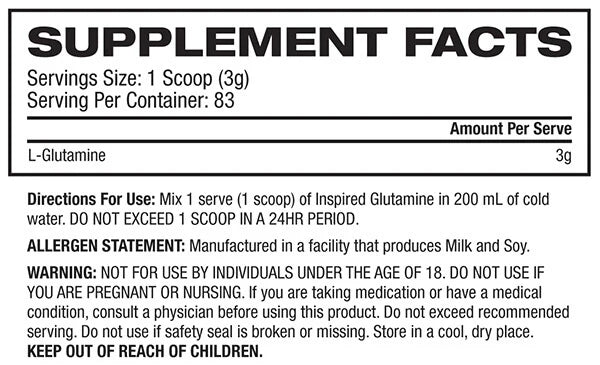 Nutritional Information Image